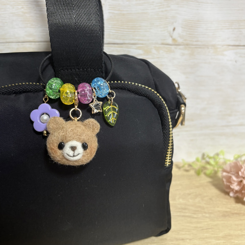 ♡色を楽しむ♡羊毛フェルトのカラフルじゃらじゃらワイヤー