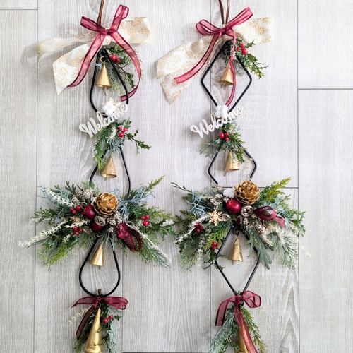 再販〗【早割】Christmasアイアンベルのアレンジメント
