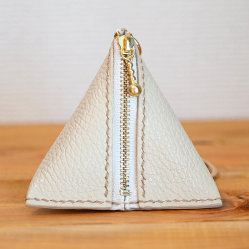 本革 テトラポーチ キーリング イタリアレザー 小物入れ ポーチ Natti