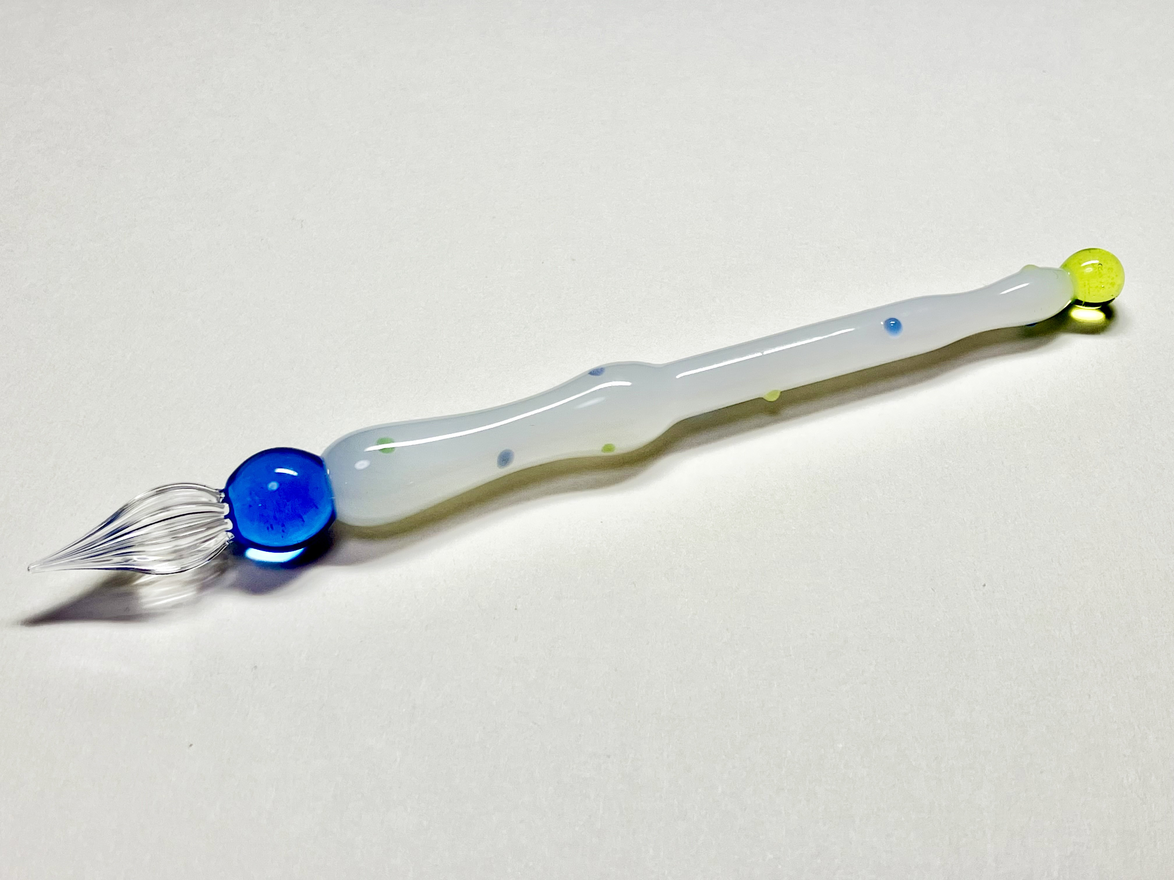 POP STAR  ブルー/キウイ【ガラスペン】