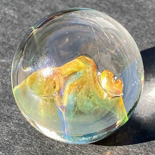 Fume Glass Implosion Marble ボロシリケイトガラス マーブル WITR12