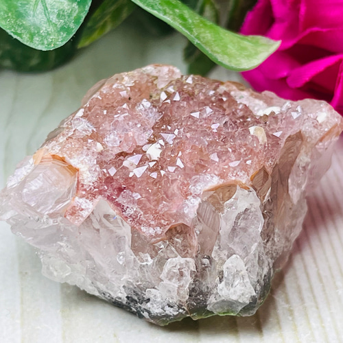 レア 高品質 パープルピンク シュガーアメジスト 原石 裏まで美しい