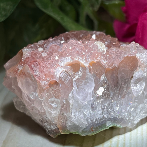 ザンビア産 ホワイトキャップアメジストクラスター ザンビア産 ホワイトキャップアメジストクラスター ザンビア