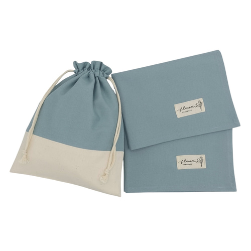 1・ハンドメイド 給食袋 ランチマット 30×40 高学年 女の子 巾着