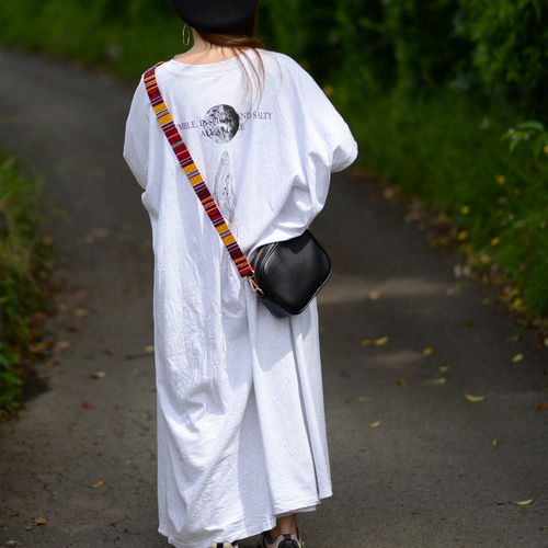 アフリカ布 バッグショルダー・ストラップ/幾何学柄・エスニック