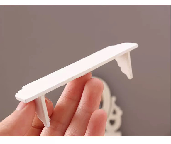 Amazon｜VILLCASE ミニハウス用ウッドラック ミニチュア壁掛け棚