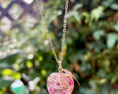 月の型　ドライフラワー　ネックレス　天然石 月の型 ドライフラワー ネックレス 天然石 楽天市場】ドライフラワー