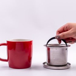 少しリッチなブリューインマグ(赤) １杯毎の「狭山茶6種セット」 12枚目の画像