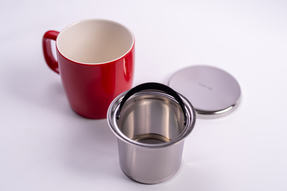 少しリッチなブリューインマグ(赤) １杯毎の「狭山茶6種セット」 3枚目の画像