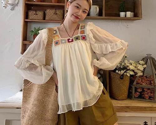 大人可愛いレーストップス♡ゆったり春夏お出かけデートに最適 eef6b439902047de4dd8e650309f20