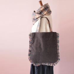 れ*ゃ様 トートバッグ•ハンドメイド•手提げバッグ•タータンチェック•キューピー タータンチェック - トートバッグの人気通販 | minne 国内最大級