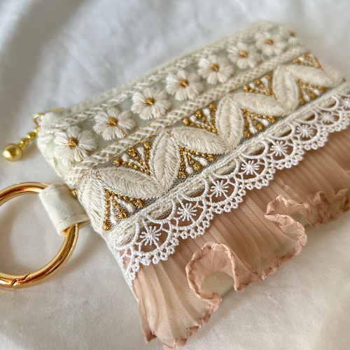 【Rページ】ファスナーリフィル・インド刺繡リボンのバンド R様専用ページ】ファスナーリフィル・インド刺繡リボンのバンド