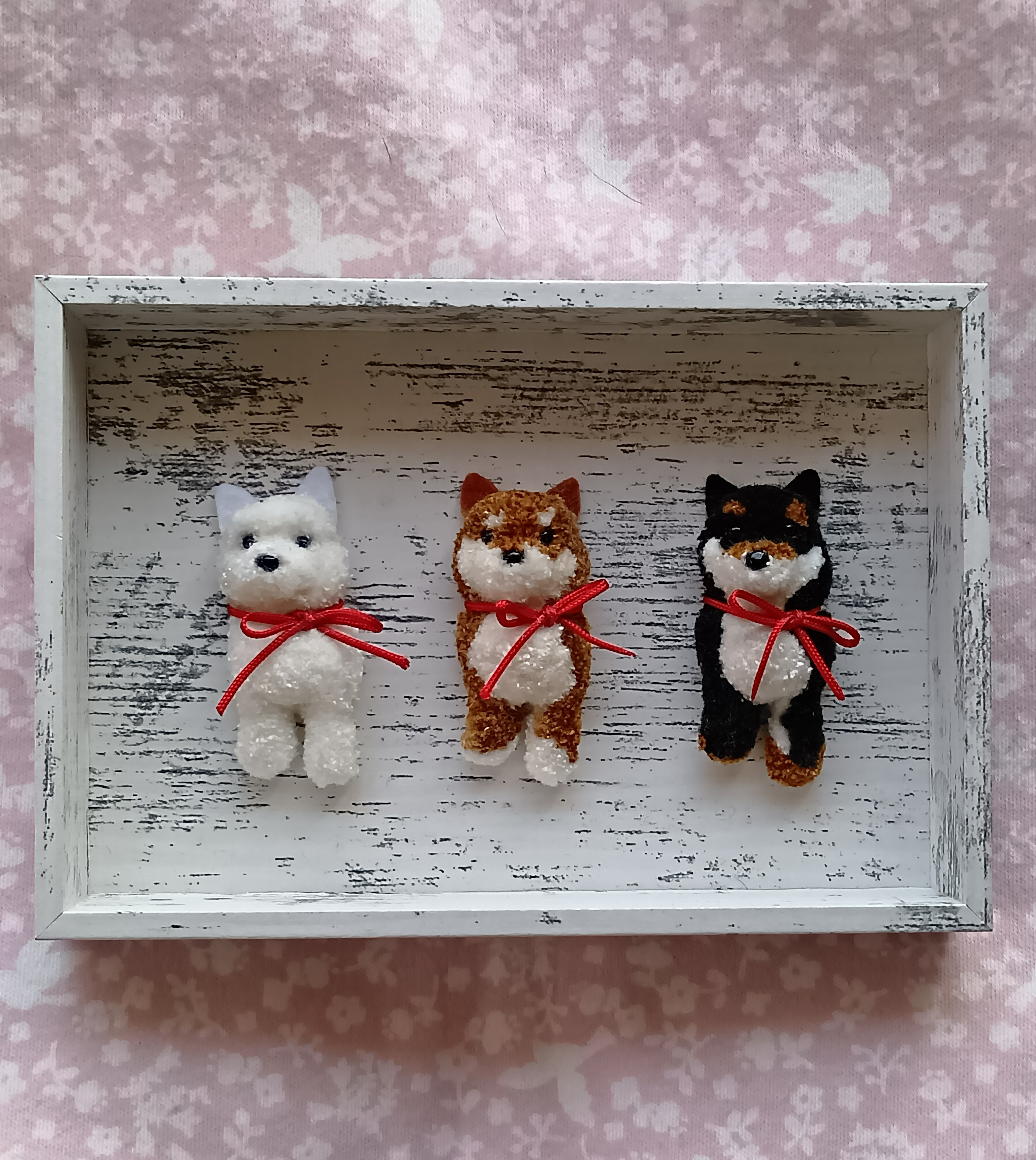 秋鮭様 ハンドメイド　刺繍　柴犬　キーホルダー　ポーチ 10点 リクエスト