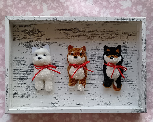 専用　ハンドメイド　刺繍　柴犬　キーホルダー　ショルダーポーチ　トートバッグ 35c58c2558934c053c5b00e68fa432
