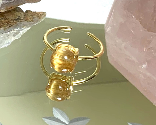 ルチルの指輪たん！綺麗！フリーサイズ！ b83b203fe1c19a54eb8677e22c3440