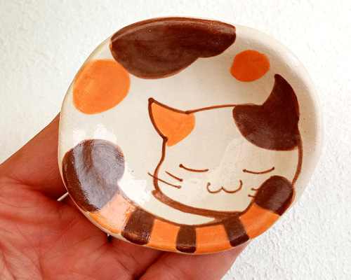 動物イラスト陶器皿3点セット 動物イラスト陶器皿3点セット