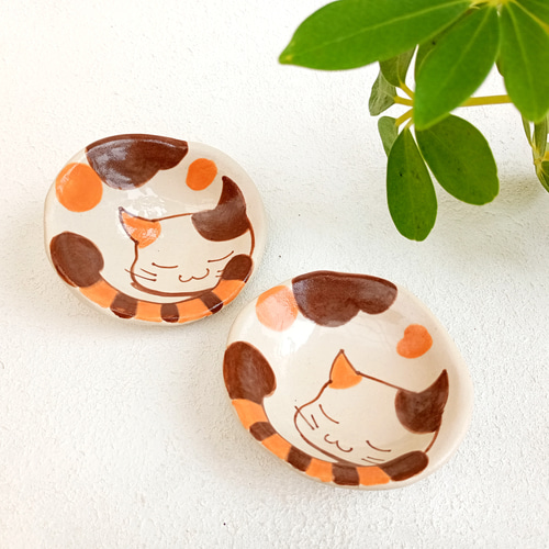 すぎはらゆり　猫イラスト豆皿食器セット 5枚入り すぎはらゆり 猫イラスト豆皿食器セット 5枚入り - メルカリ
