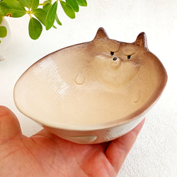 オオカミ飯碗 　動物の陶器　１点あります 5枚目の画像