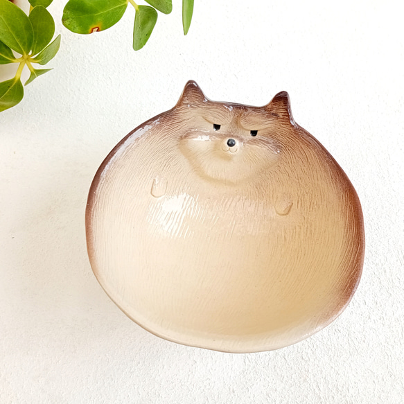 オオカミ飯碗 　動物の陶器　１点あります 3枚目の画像