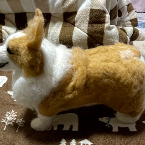 オーダーメイドペット 羊毛フェルト 犬ぬいぐるみ 人形 羊毛フェルト