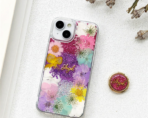 MCZ様♡ご確認用 押し花ケース 全機種対応人気押し花ケーススマホケース iPhone16pro 16