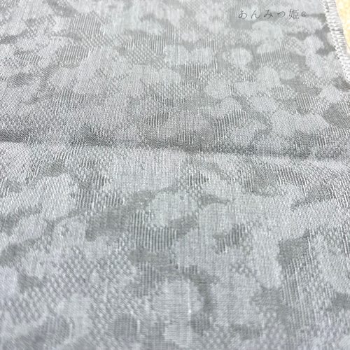 綿ジャガード織の半衿 柔らか小町鼠色 和装小物（帯・半襟） 半衿