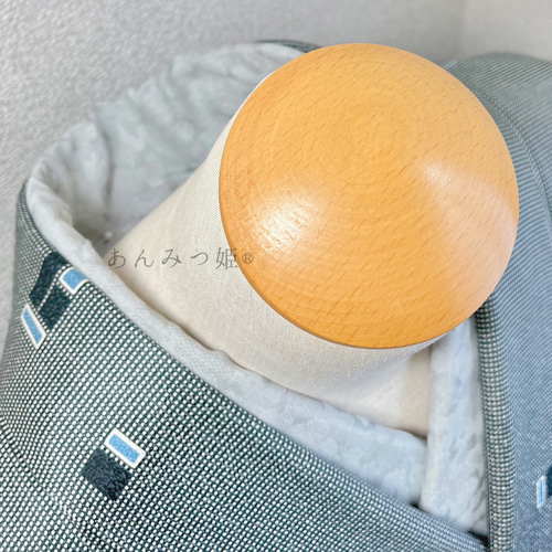 綿ジャガード織の半衿 柔らか小町鼠色 和装小物（帯・半襟） 半衿