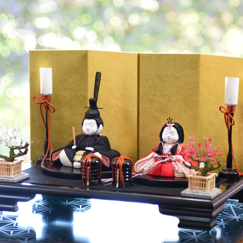 雛人形セット 親王飾り雛人形セット （75×42×34cm） 花ごろも – 大野屋