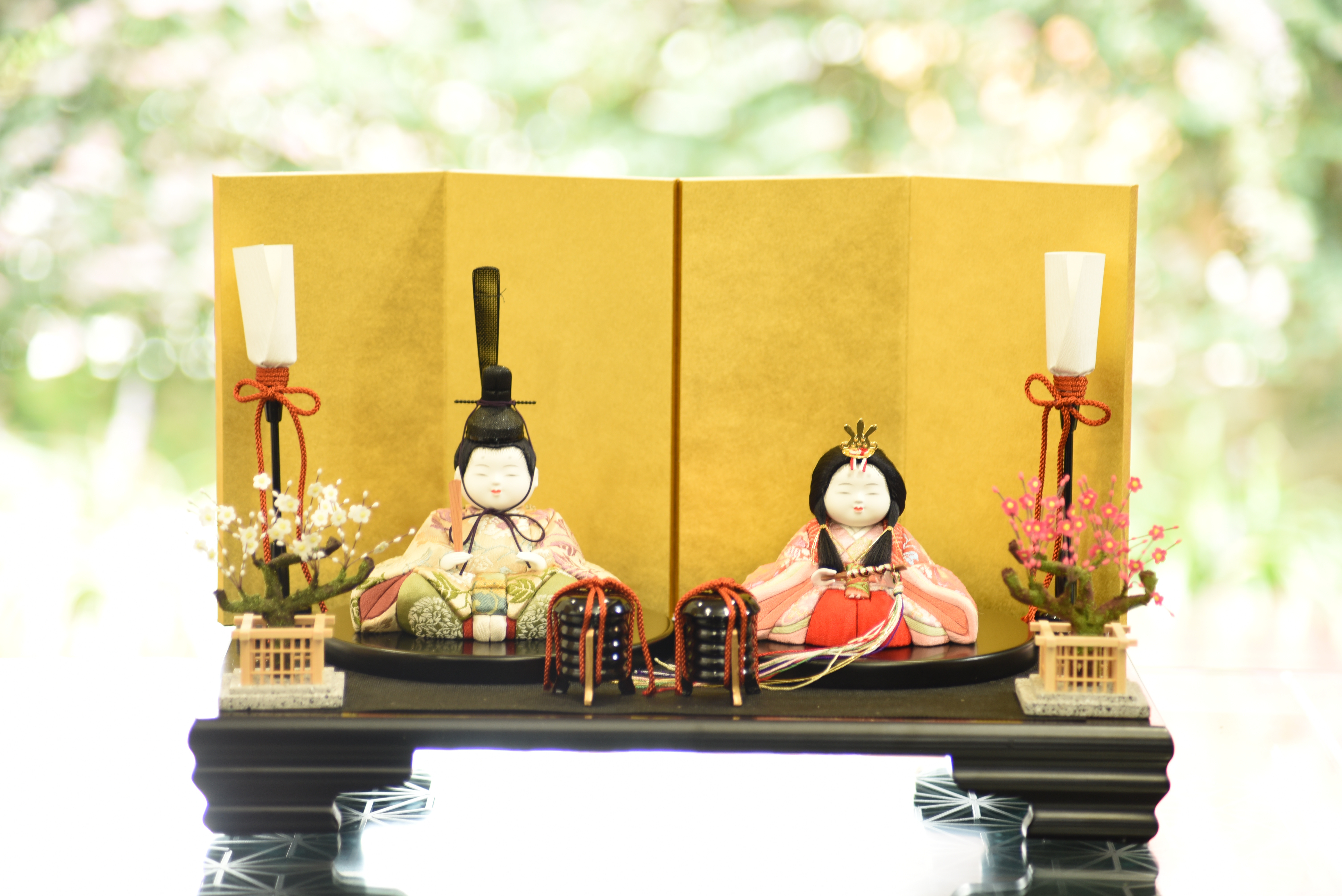 雛人形【彩華雛】　華台セット飾り