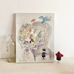 ファブリックパネル ミナペルホネン インテリアパネル ボード ワンデイ