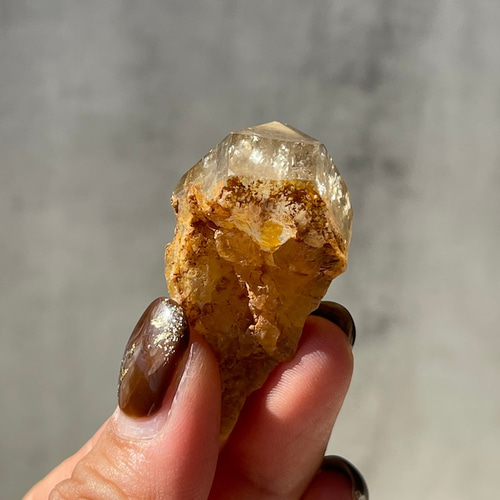 コンゴ産【クンダリーニシトリン】④ 非加熱シトリン｜黄水晶