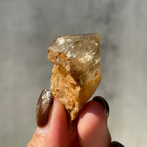 コンゴ産【クンダリーニシトリン】④ 非加熱シトリン｜黄水晶