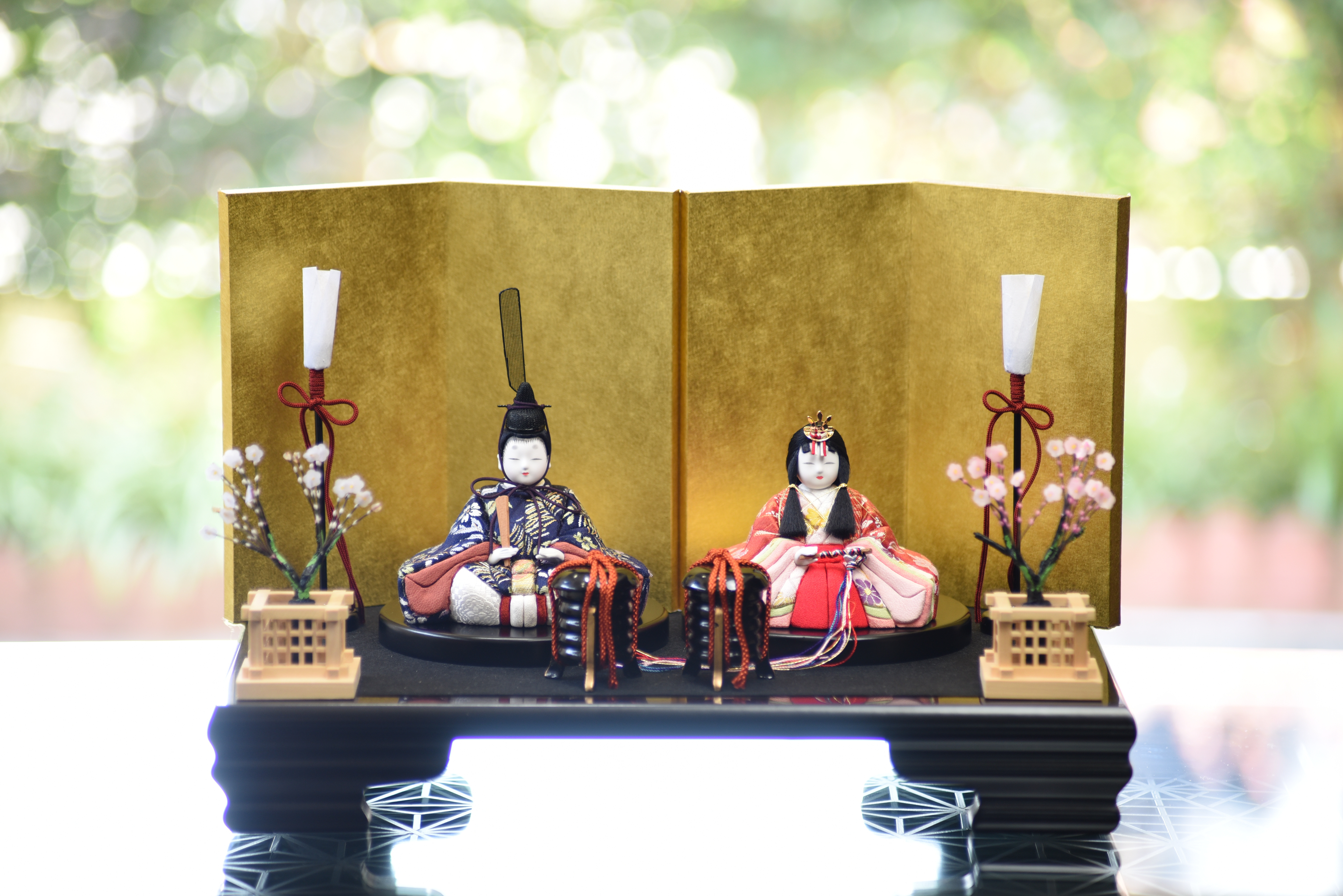 雛人形【喜雲雛】　華台セット飾り