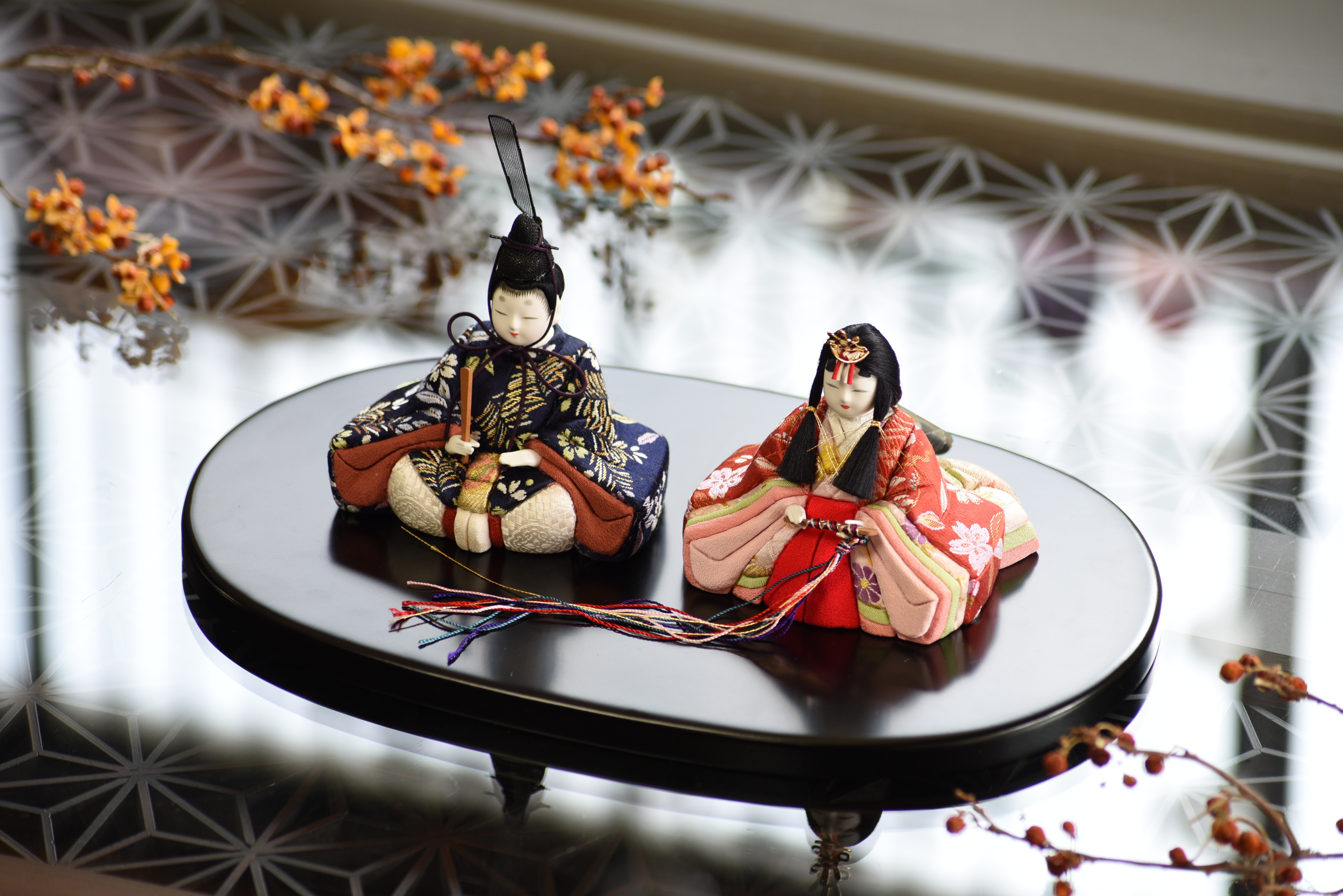 雛人形【喜雲雛】　華台セット飾り