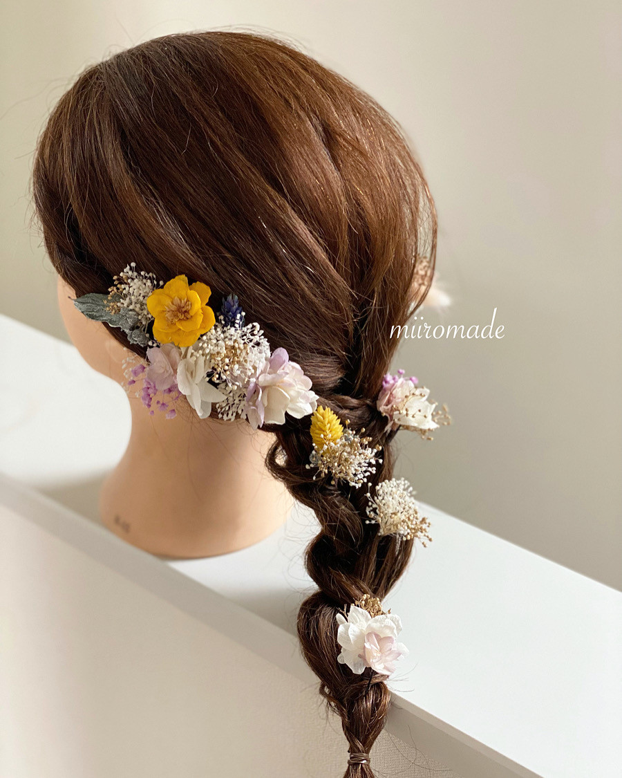 パープル×ピンク×イエローヘア