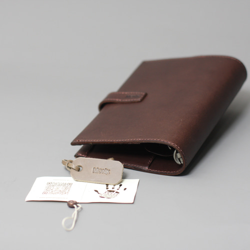 イタリアンレザー システム手帳 手帳 MONK handworks 通販 18506469