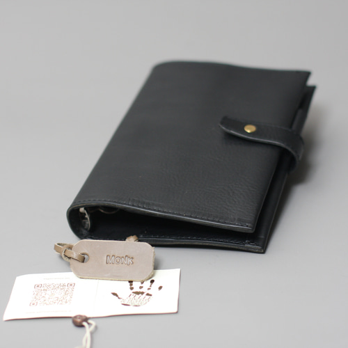 システム手帳　イタリアンレザー　ハンドメイド イタリアンレザー システム手帳 手帳 MONK handworks 通販