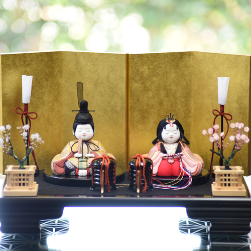 雛人形セット 伝統的な和服 透明ケース付き ひな人形（カテゴリーから