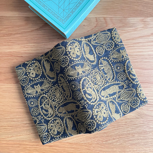 mina perhonen jungle relief A6 ミナペルホネン の刺繍生地 ブック