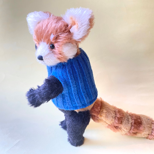 レッサーパンダ テディベア作家 アーティストベア ぬいぐるみ 作家さま レッサーパンダのぬいぐるみ テディベア ハンドメイド