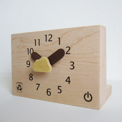 Winの想い　ノート型卓上時計 3枚目の画像