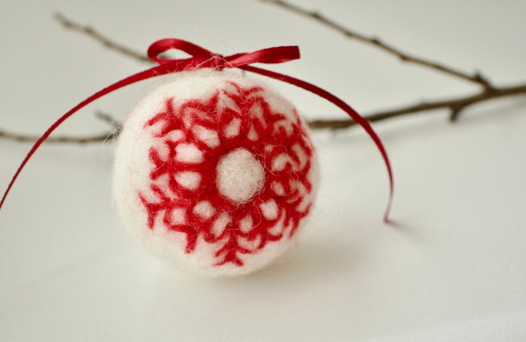 羊毛フェルト クリスマスオーナメント 羊毛フェルト だんけひつじ 通販