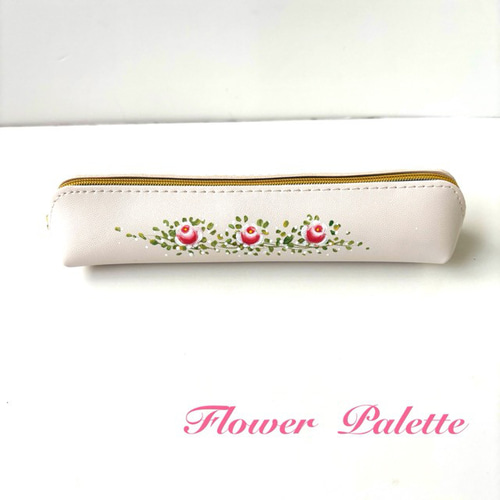 トールペイント★ペンケース Creema限定 フェイクレザー製 ペンケース 3種類 トールペイント ペン