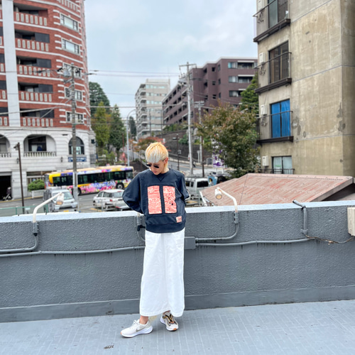 着物アートパネルトレーナー 着物リメイク 着物ハギレ再利用