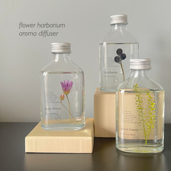 香りと彩りを楽しむフラワーハーバリウム/アロマディフューザー 100ml