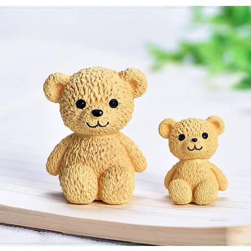 ミニチュア ミニフィギュア くまちゃん 1個 （大）全3色 ドールハウス