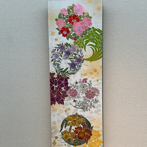 四季とりどりな。。(金彩アート)一品物 絵画 キンサイアート 通販 