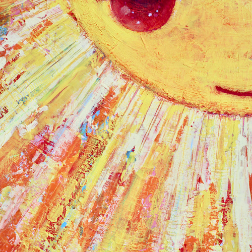 太陽 絵画 MIRI 通販 18508337｜Creema(クリーマ)