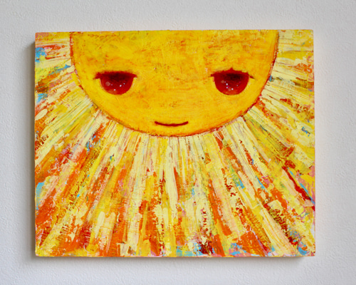 太陽 絵画 MIRI 通販 18508337｜Creema(クリーマ)