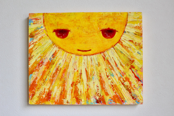 太陽 絵画 MIRI 通販 18508337｜Creema(クリーマ) ハンドメイド